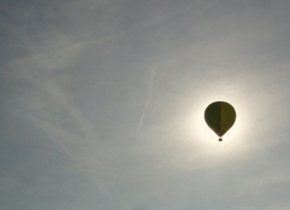 balloon ride in the distance 